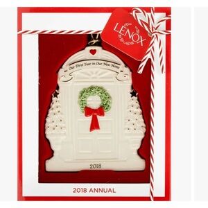 Lenox Dated 2018 Our 1st Year In Our New Home Ornament NIB